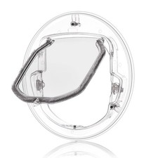 Chatiere Double Vitrage Ronde,Chatiere pour Chat,Porte pour Chat pour Fenêtre...