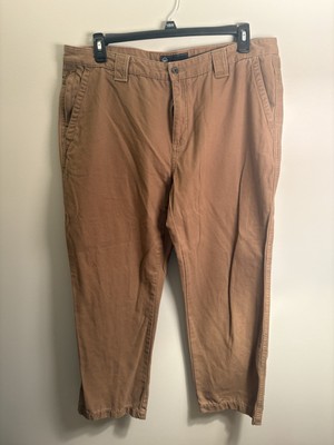 Weatherproof Vintage Pants Mens 38X30 Tan Straight Outdoor Work Casual Comfort