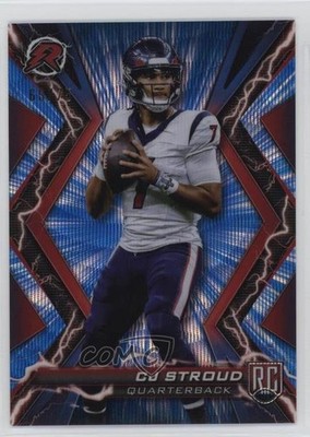 2023 Topps Composite Blue Surge Refractor 65/75 CJ Stroud #98 Rookie RC rf2