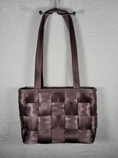 Harvey's The Original Seatbelt Bag Purse Tote Shoulder Taupe 11" x 7.5" x 4"