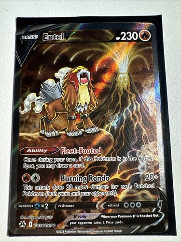 2023 Pokemon SWSH Crown Zenith Entei V Galarian Gallery #GG36/GG70 - Bild 1 von 7