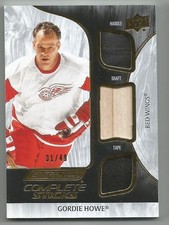 2024-25 Upper Deck Engrained Icons Gordie Howe Complete Sticks Relic /49 CS-GH