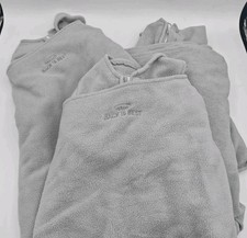 Lot of 3 - HALO SleepSack Swaddle Micro-Fleece 3-Way Adjustable - Gray - Preemie