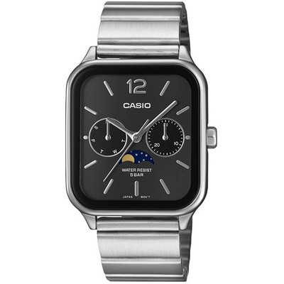 CASIO Collection MTP-M305D-1AJF Black Stainless Steel Men's Watch New in Box