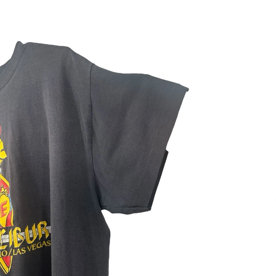 Camisa De Colección Excalibur Las Vegas Para Hombres XL Casino Años 90 Hecha en EE. UU. Castle Hotel Foto 3 de 4