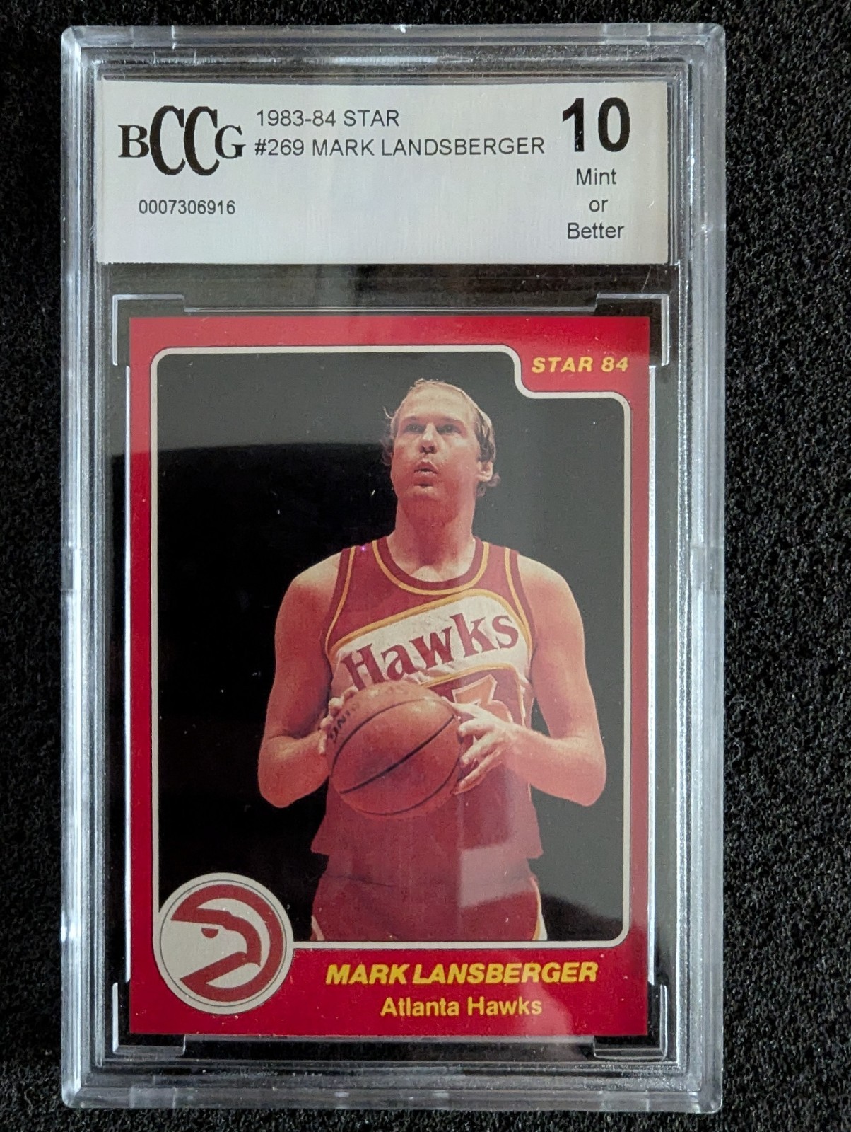 Mark Landsberger #269 Basketball Cards 1983 Star trading card — raw and PSA graded price guide