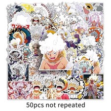 LUFFY 50 PIECES Pack Sticker Animation 2.5 Inch Anime Decals - USA FREE SHIPPING