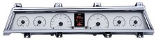 Dakota Digital 1966-67 Chevy Chevelle / El Camino HDX Instruments Silver Alloy