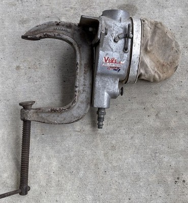 Vintage Vixen Spark Plug Cleaner Edmund J Wudel USA Antique Classic W/4  C Clamp