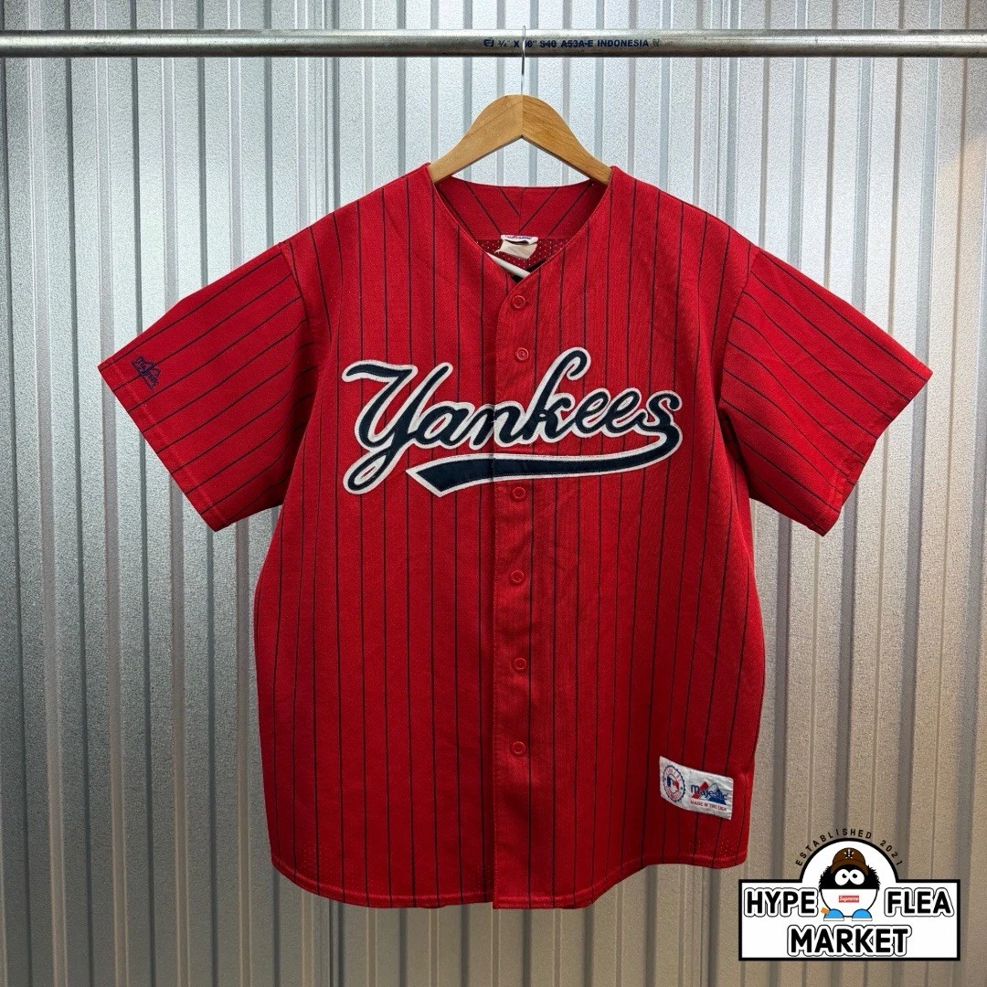 Majestic New York Yankees Red MLB Fan Apparel & Souvenirs for sale