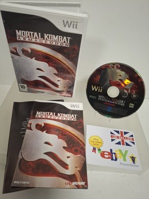 Mortal Kombat Armageddon Nintendo Wii Spiel mit Handbuch sauber Disc getestet 