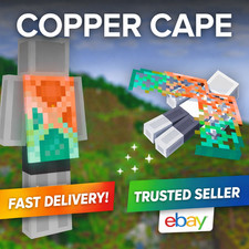 Minecraft Copper Cape, Tiktok Cape, Bedrock &...