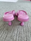 Circus NY Women’s Pink Faux Leather Thong Square Toe Slip-On Kitten Heels 7.5 — photo 6