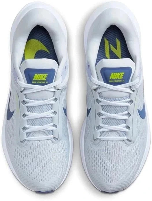 Nike Women's Air Zoom Structure 24 Pure Platinum/ Blue DA8570-005 thumbnail 4