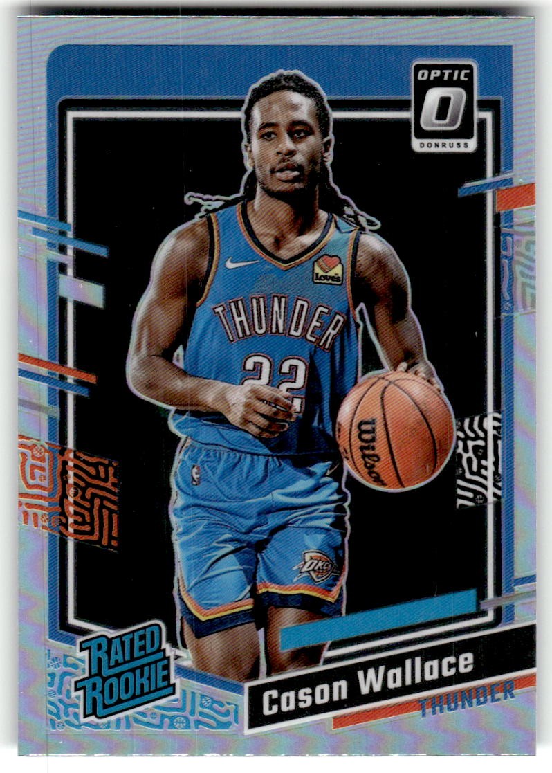 2023-24 Donruss Optic Cason Wallace Holo Rookie #218