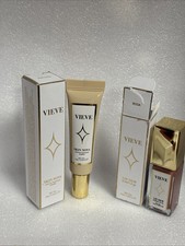 Vieve Lip Dew Glossy Hydrating Lip Oil in ROSA 6ml & Skin Nova Set 10ML