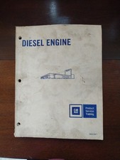 Vintage Gm Diesel Engine Product Service Training Manual 16015.00-1 Vintage Gm Diesel Engine Product Service Training Manual 16015.00-1