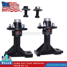 NEW 5 x 4.5 Lug Fast Bolt On Wheels Fit shipping Container Hub and Spindle Kit