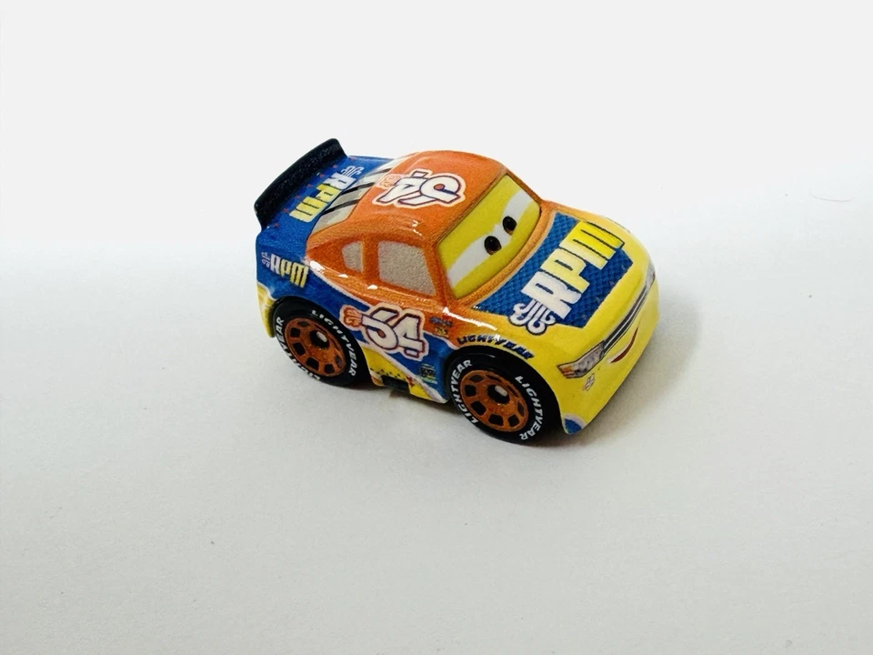 Disney Pixar Cars 2017 Metal Mini Racers BRUCE MILLER RPM #18 WAVE 3 - Image 2 of 4