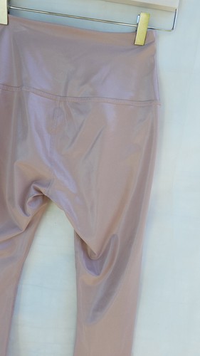 Beyond Yoga hochtaillierte Leggings schimmernd errötet rosa perlmuttfrei rost rot - Bild 10 von 14
