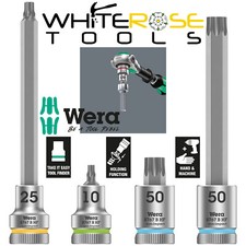 Wera Socket Bit TORX HF 3/8" Drive Holding Function Short Long 8767 B TX10-TX50