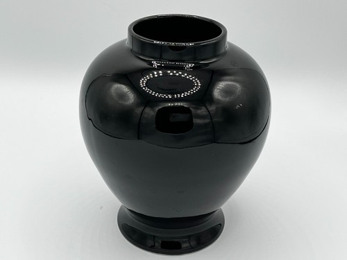 Srednick Collection Black Vase with Silver and Gold Flowers - Picture 4 of 12