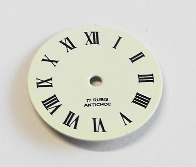 CADRAN MONTRE HS 8F GRIS PLAT DIAMETRE 30.60 MM CADRAN MONTRE HS 8F GRIS PLAT DIAMETRE 30.60 MM