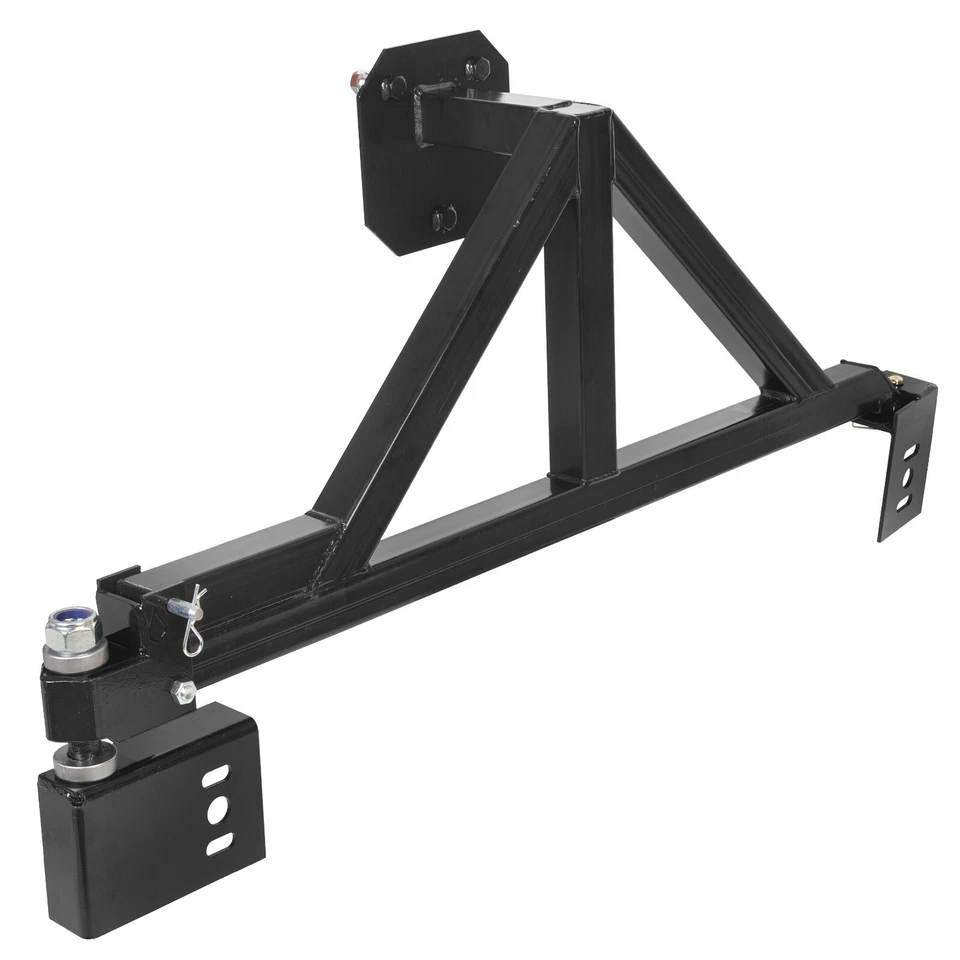 Portador de neumáticos de repuesto negro para bastidor HUMMER H2 2003-2009 con opción desplegable trasero Foto 2 de 4