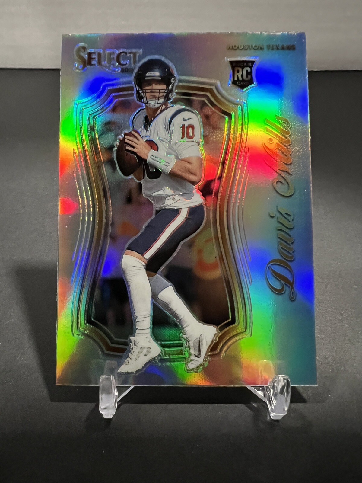 2021 Select Davis Mills RC #SCR-23 Select Certified Rookies Silver Prizm Texans