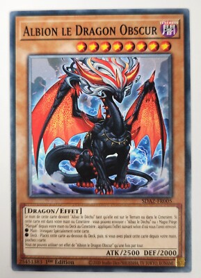 Yu-Gi-Oh! Card -Albion The Dark Dragon - SDAZ-FR005 1st Edition FR