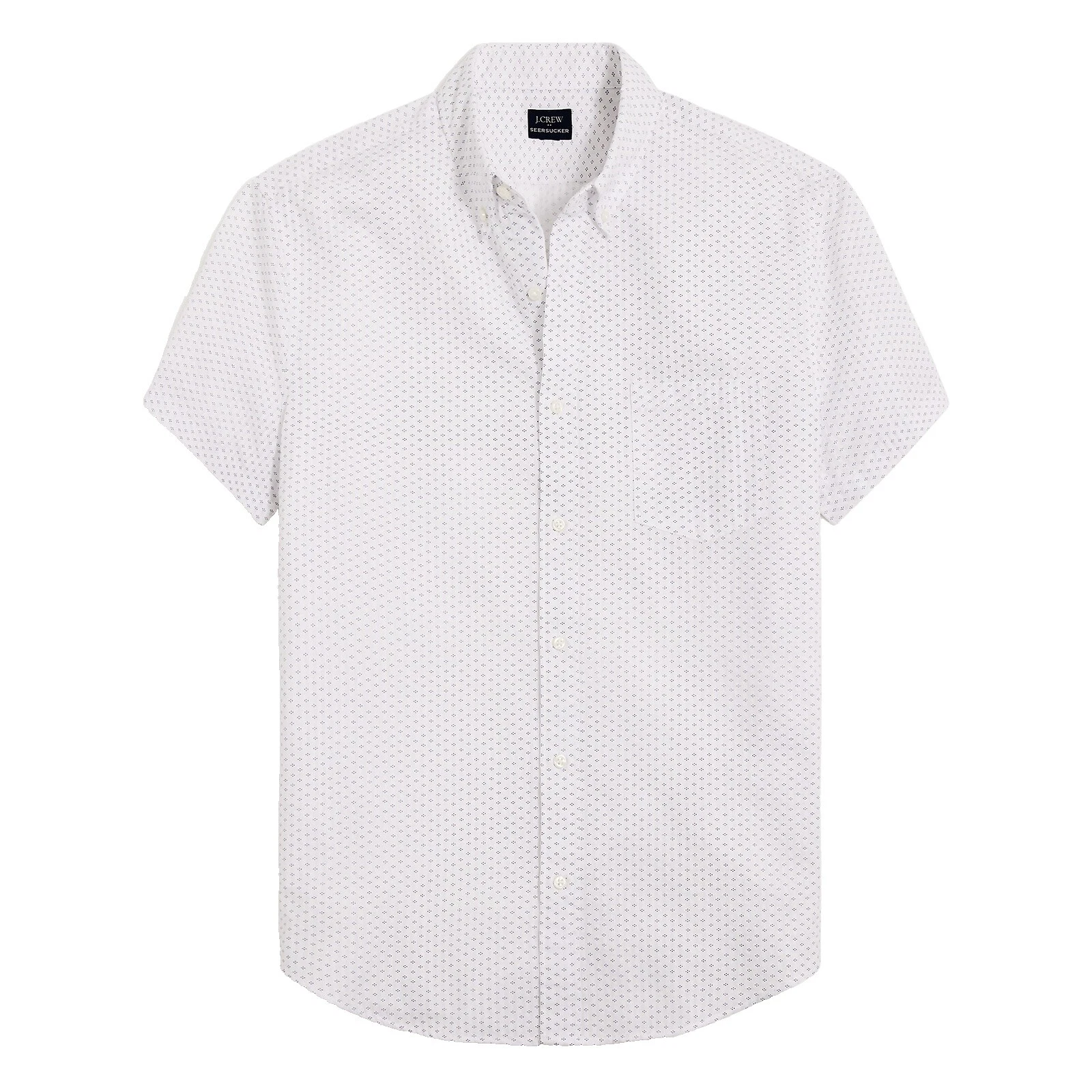 J.CREW Size L Short Sleeve Regular Size Casual Button-Down Shirts for Men