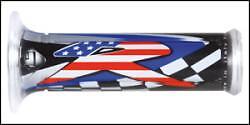 MANCHETTES 01687-RUSA USA rouge bleu blanc 125 mm x 22 mm avec trou