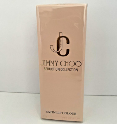 JIMMY CHOO SEDUCTION SATIN LIP COLOUR  LIPSTICK 001 RED CARPET Sealed NIB