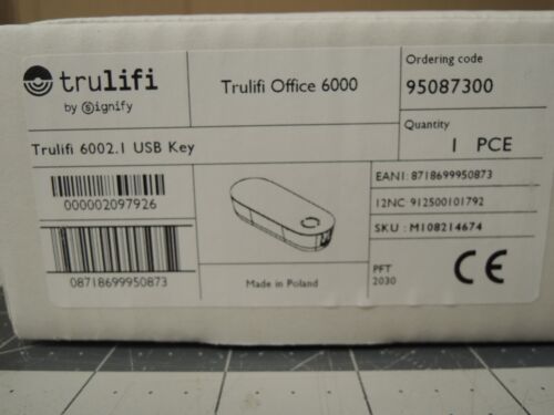 Récepteur clé USB Signify Trulifi IR/IR 6002,1 transmission de données ondes lumineuses - NEUF - Photo 1 sur 15