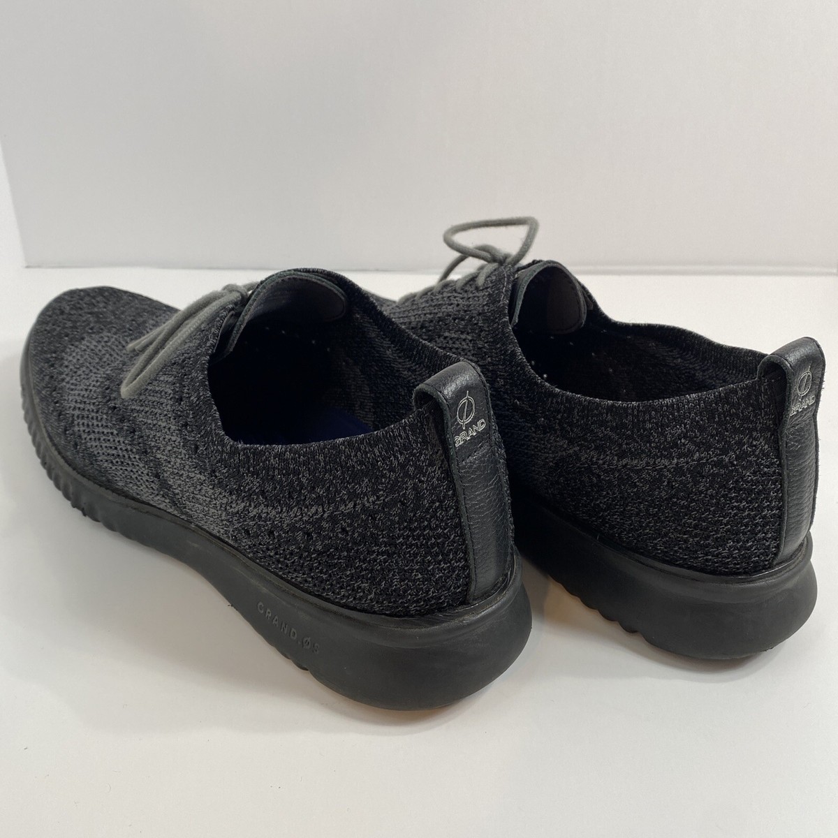 Cole Haan 2 ZERØGRAND Stitchlite Oxford Wingtip Black/Magnet  display picture 1