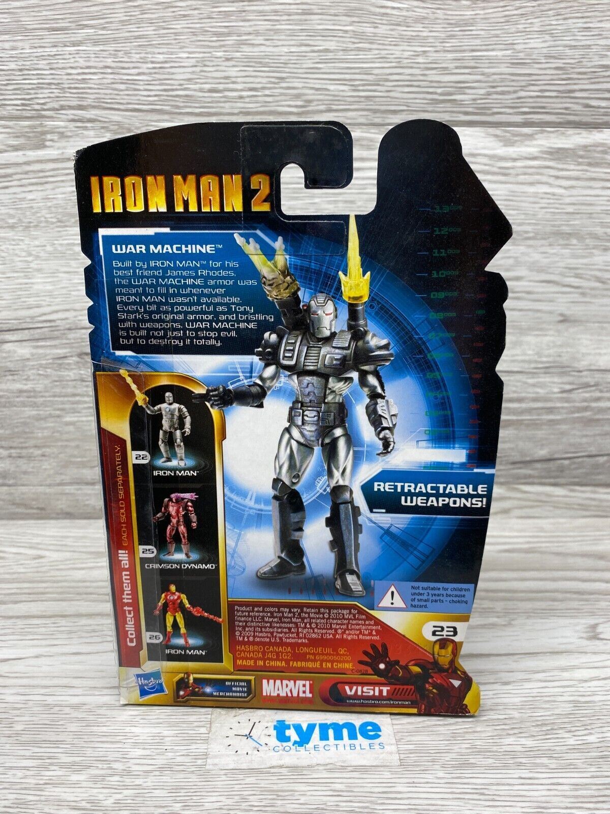 Marvel Universe Iron Man 2 Movie Series 3.75&rdquo; War Machine Figure Hasbro New 2