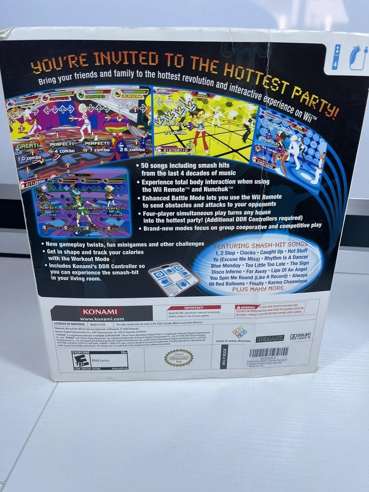 Dance Dance Revolution Hottest Party with Dancepad  (Nintendo Wii) - Image 2 of 4