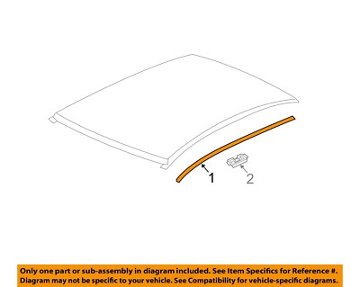 Chevrolet GM OEM 12-16 Sonic-Roof Molding Trim Right 96878542 | eBay