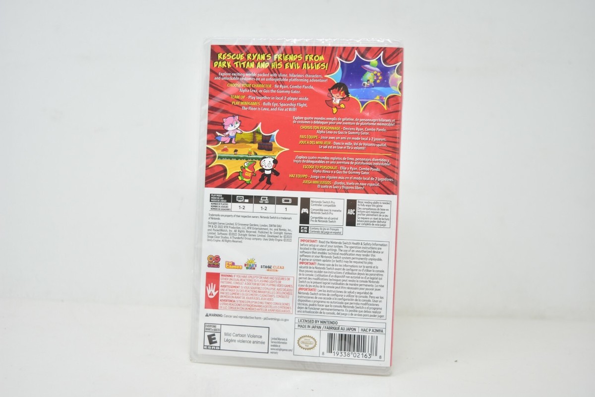 Combo Panda Ryan Game For Nintendo Switch Nintendo Switch Race