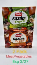 Badia Sazon Tropical with Blend Meat/Vegetable (2 Boxes) -20 Packs each (3.52oz)