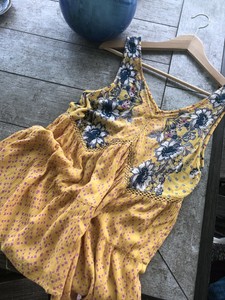 Bebe Bohemio Mostaza Vintage Festival Hippie O Gitano Mod Anos 70 Vibe Tunica S Ebay