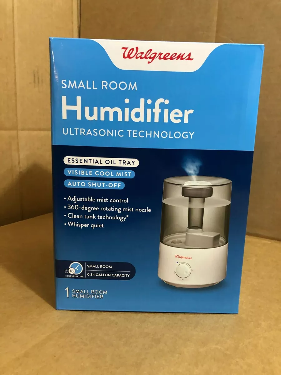 Walgreens Humidifier Ultrasonic Technology Visible Cool Mist Auto Shot Off