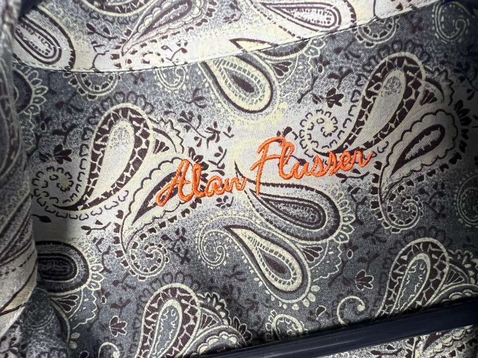 Camisa Alan River Mediana Cachemira Abotonada Manga Larga Hombre’s M Foto 3 de 4