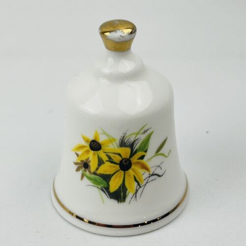 Danbury Mint Maryland Black-Eyed Susan Official State Flower Bell Collection - Picture 1 of 7