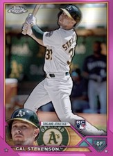 [DIGITAL] Topps Bunt - Cal Stevenson - Topps Chrome 23 S1 -  Pink Base