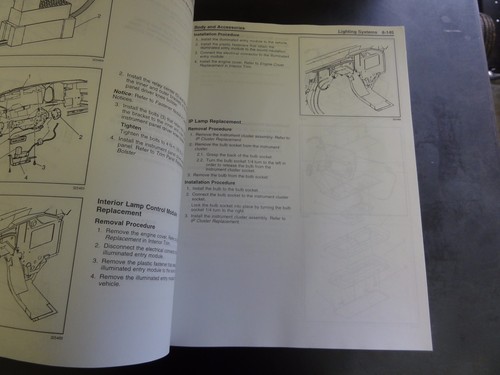 GMC 1998 G-Van Service Manual Volume I, II, II, IV 2nd Edition - Picture 5 of 11