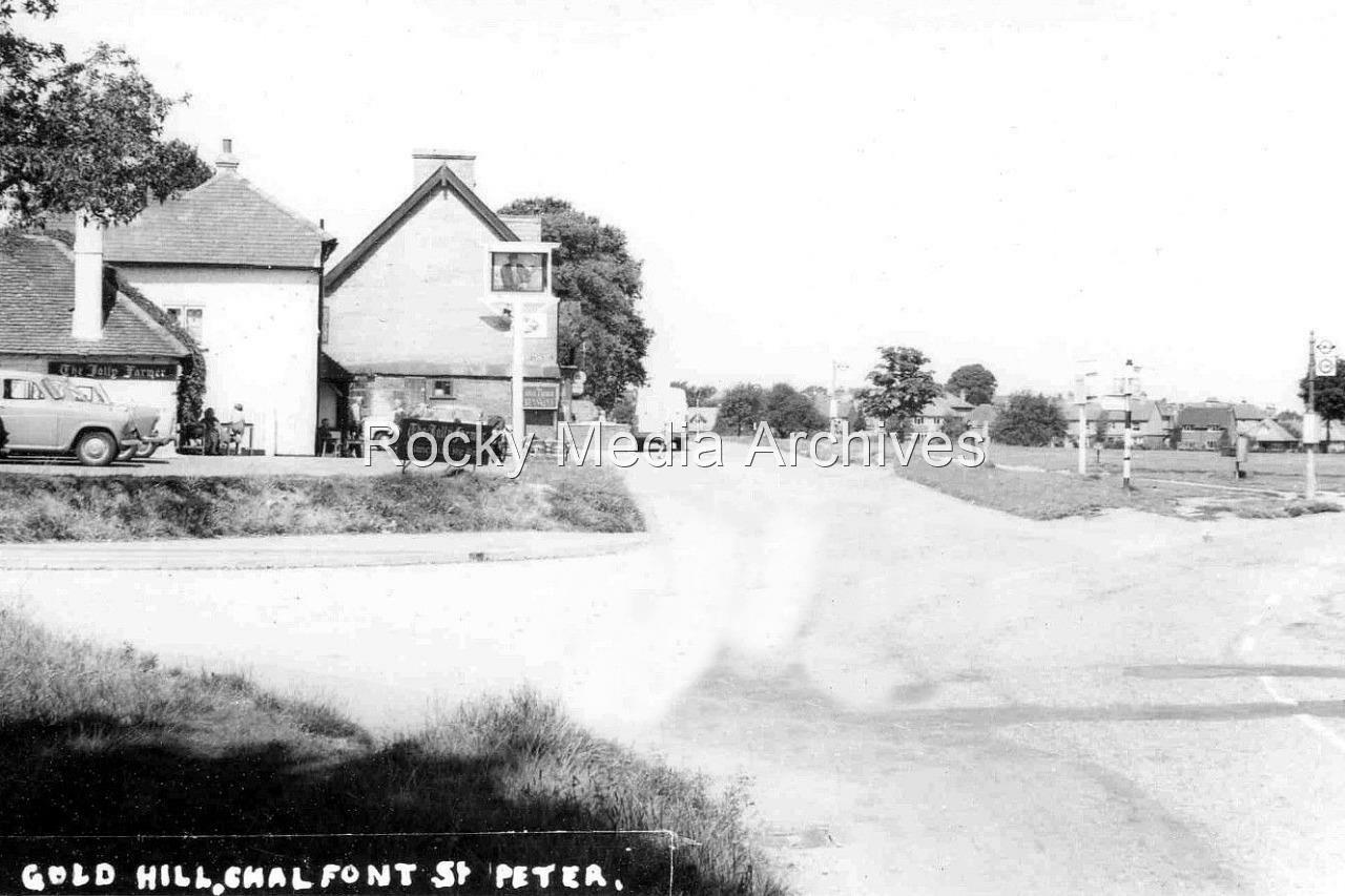 Bhj20 Jolly Farmer Pub, Gold Hill, Chalfont St Peter, Buckinghamshire. Photo eBay
