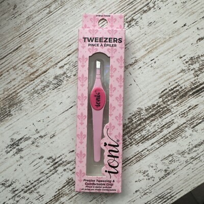 Ioni Cosmetics Pink Tweezers Posh Precise Grip Beauty Tool Bubble Gum Pink