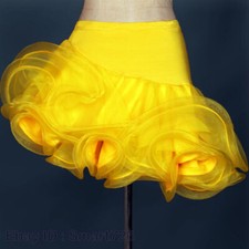 Latin Salsa Tango Rumba Cha Cha Square Ballroom Dance Dress Skirt 3 Colors