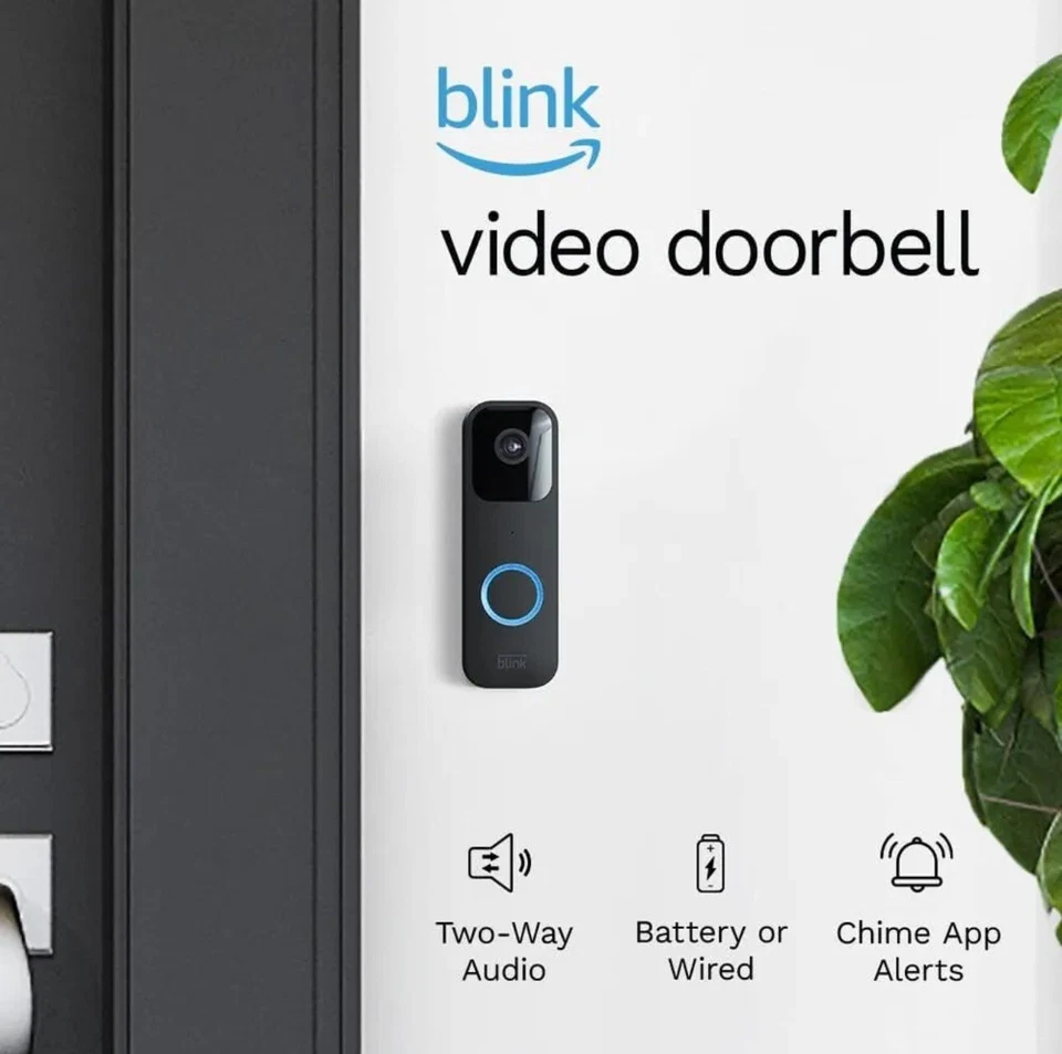 Blink Outdoor 4 - 2 Camera Wireless Security System, W/video Doorbell & Echo Pop - Image 4 of 4